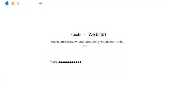 apple store password reset