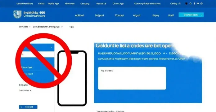 united healthcare contact info